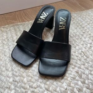 Zara Black Mules